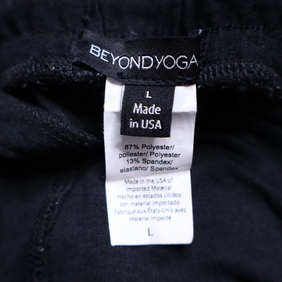 BEYOND YOGA Spacedye Take It Easy Pant Darkest Night Gray Athleisure Men's L - Picture 10 of 10